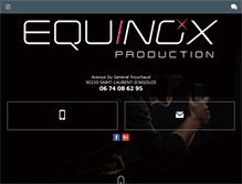 Tablet Screenshot of equinoxanimation.com